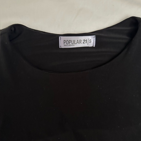 Black High Neck Sleeveless Bodysuit size Small - Picture 4 of 4